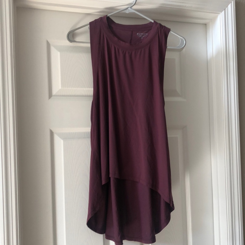 Athleta High Low Sleeveless Shirt